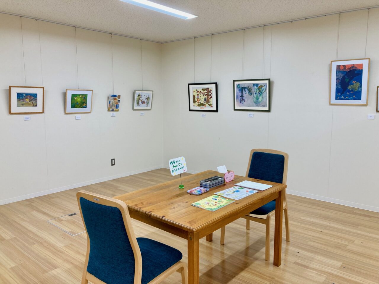 カレンダー2026原画展 会場の雰囲気の写真