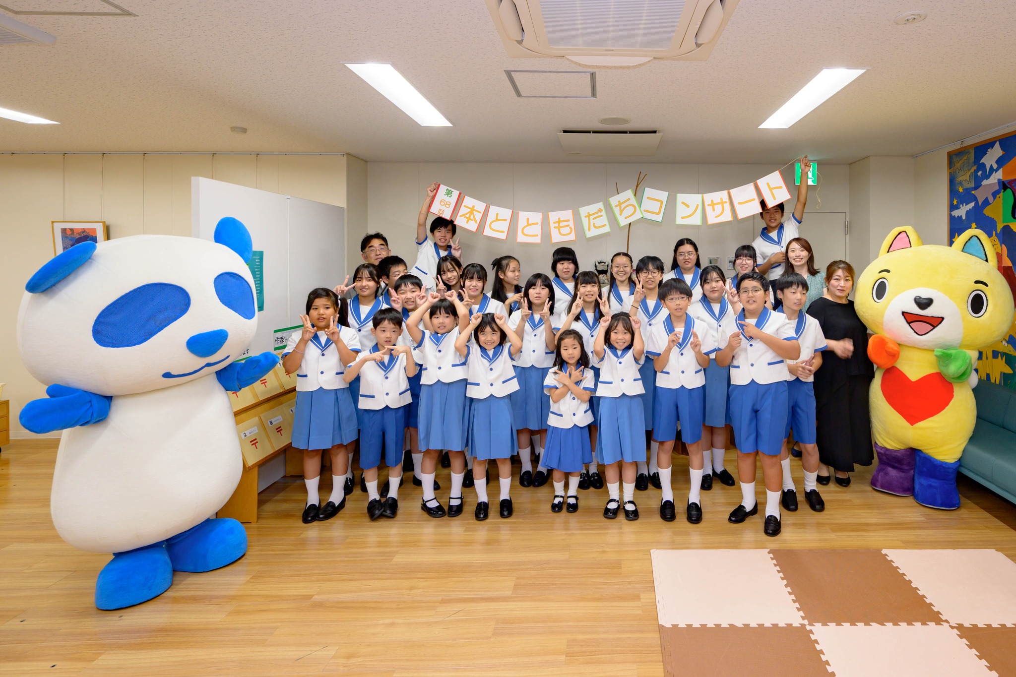 写真：高知少年少女合唱団の皆さんです