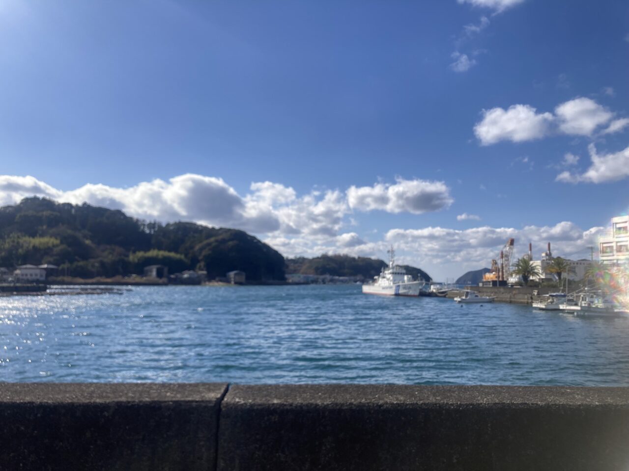 写真：大月町の海です